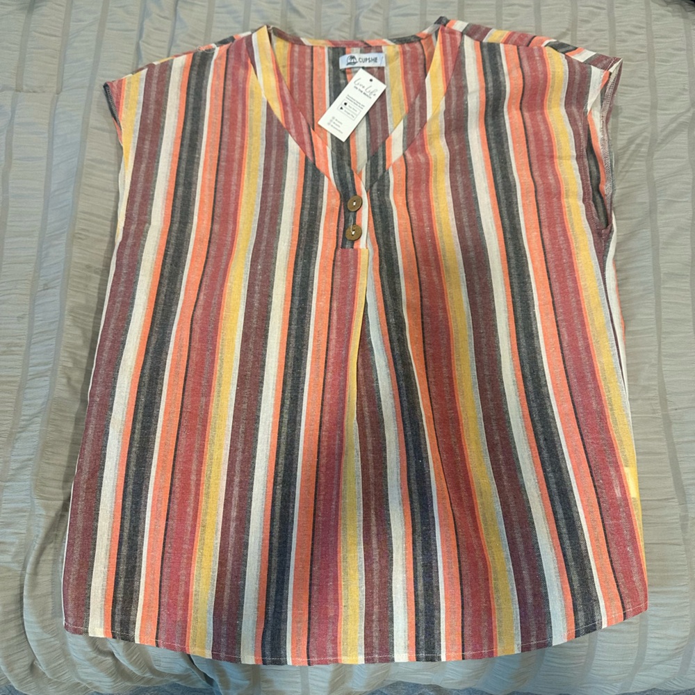 Cupshe Multicolor Striped Top